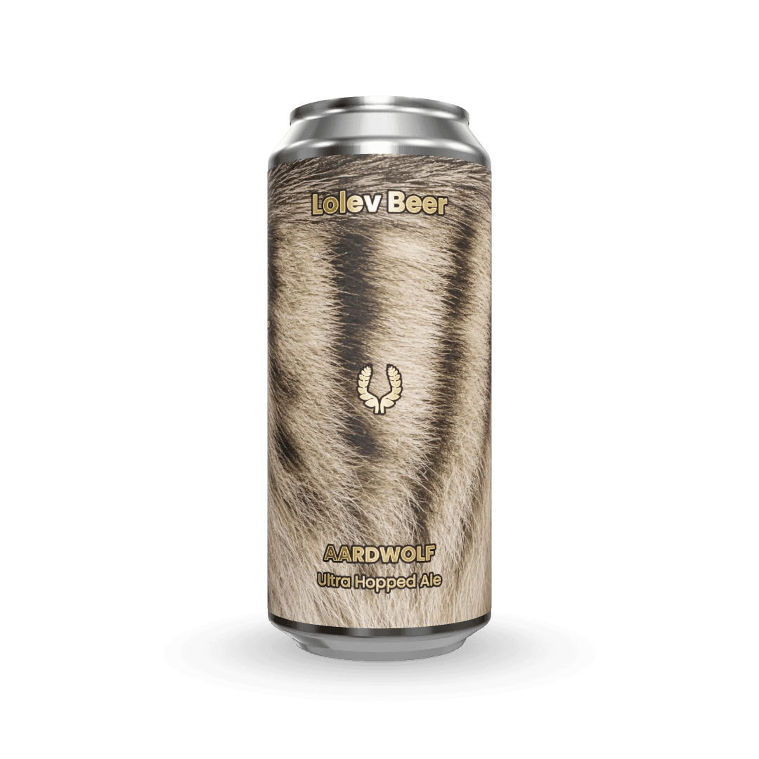 Aardwolf beer can