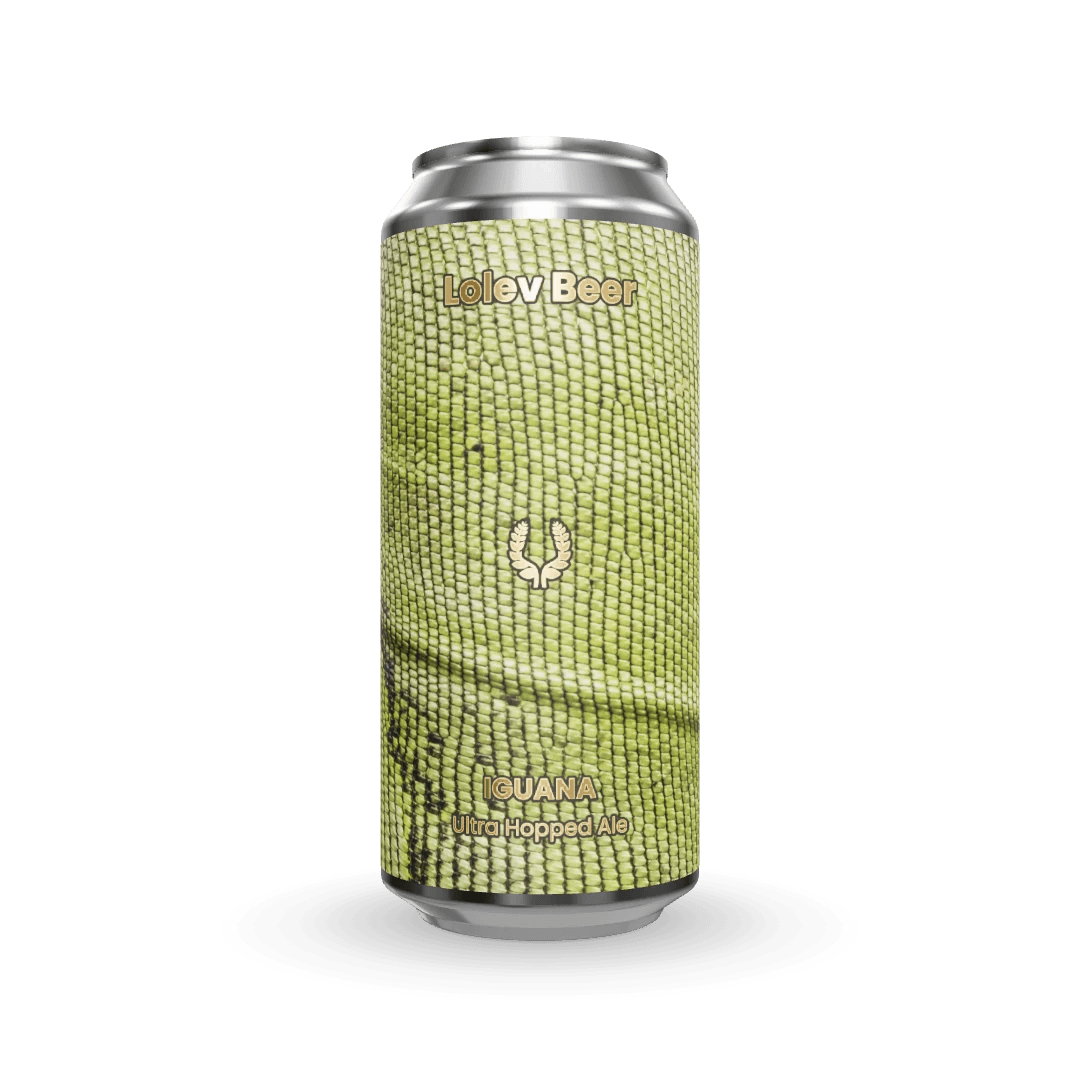 Iguana beer can