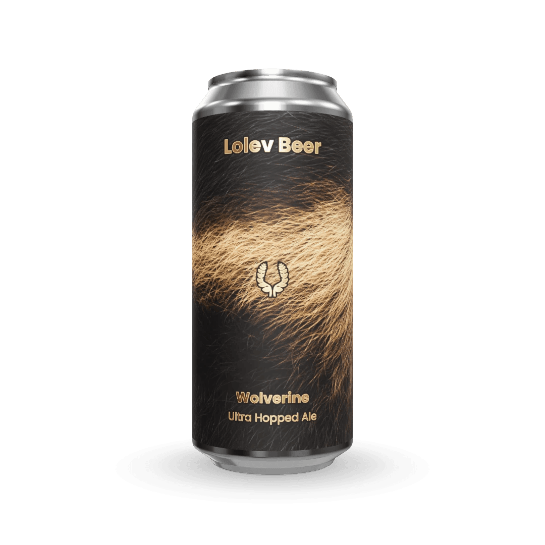 Wolverine beer can