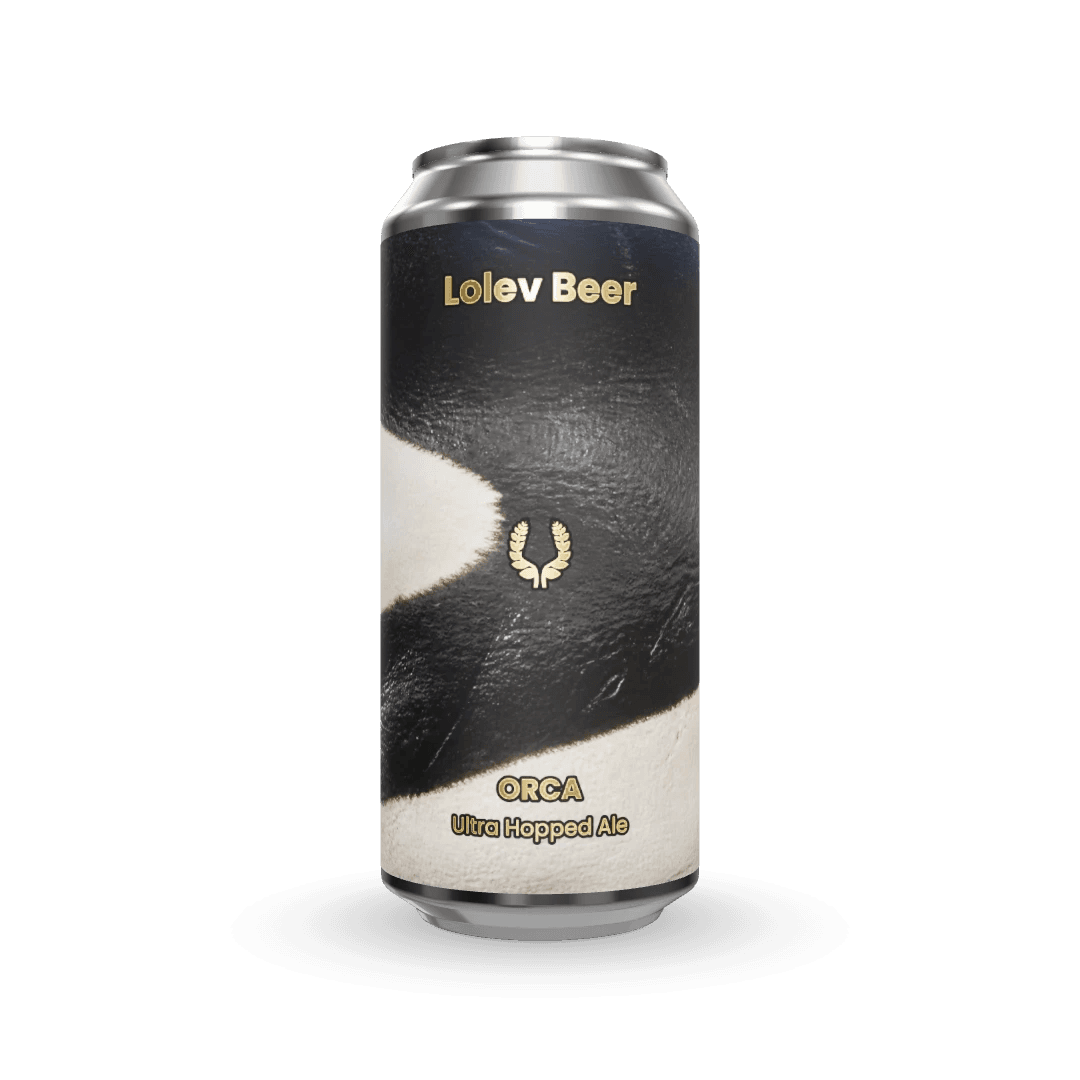 Orca beer can