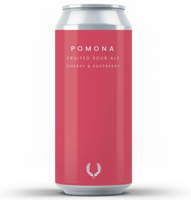 beer can of pomona-cherry-raspberry