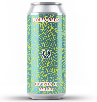 Glyphs II beer can
